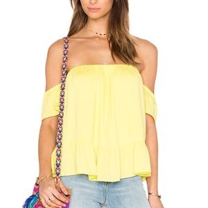 MISA Los Angeles strapless top